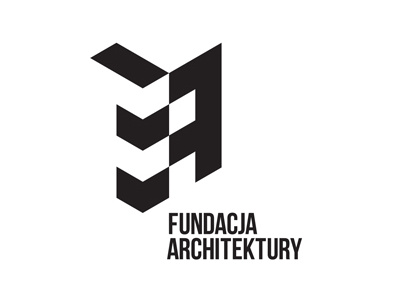 Fundacja Architektury architecture black chuchla foundation geometry isometric logo modernism piotrek white