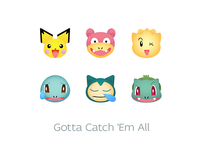 Pokemon Go Emoji Set