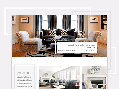 House Of Your Dream cadabra e commerce furniture homepage interior landing light minimal simple ui ux web