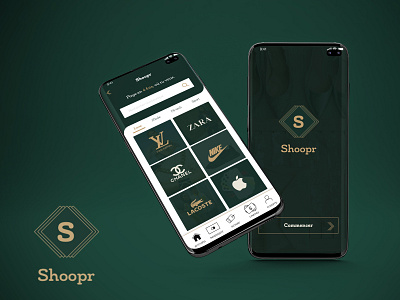 App Shoopr - payer en 4 fois app creditcard design green iphone luxury samsung shop shopper ui ux