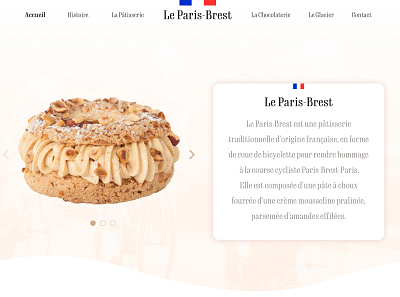 DailyUI 003 dailyui dailyui 003 design iphone landing page landingpage paris brest pastry ui website