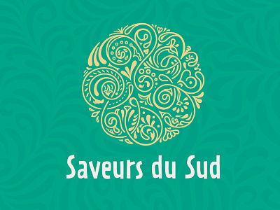 Logo Saveurs du sud arabes brand dates logo packaging pattern