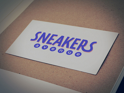 Sneakers avenue logo DR#1 avenue brand branding challange design flat logo sneakers typography ui vector weekly