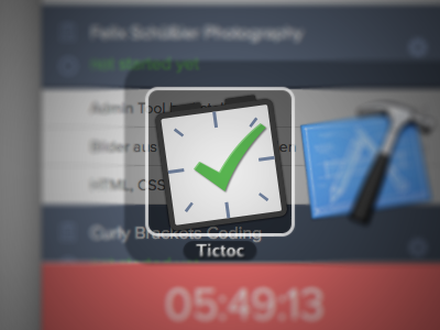 Timer Mac App Preview icon mac app stopwatch tictoc timer