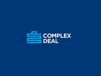 ComplexDeal Logo Design business logo design labyrinth case identity corporate briefcase deal mark