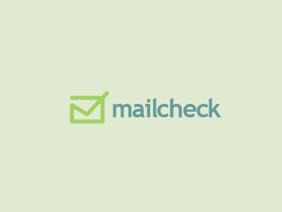 Mailcheck Logo Design check design email envelope filter icon logo mail mark