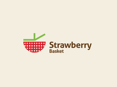 Strawberry Logo Design basket berry delicious design food fresh fruit logo picnic tasty vector