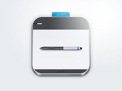 Wacom Intuos iOS Icon app button gadget icon intuos ios mouse pen tablet wacom