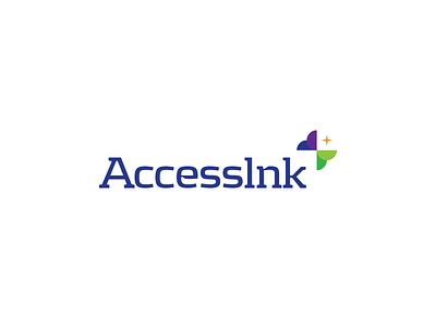 Accesslnk Logo Design braining butterfly corporate design entertainment flat icon identity logo star