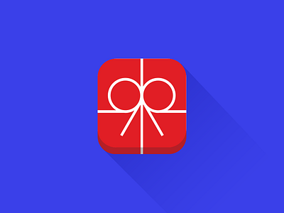 Gift Time Icon app birthday box christmas flat gift holiday icon ios iphone