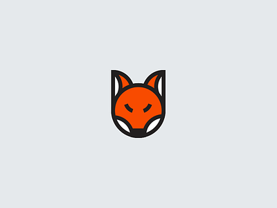 Fox Icon animal flat forest fox icon identity logo mark minimal symbol