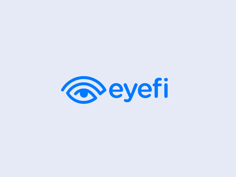 Eyefi Logo Design app branding design icon identity logo logo design mark tech technology wifi