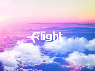 Flight Logo app branding cloud design flight icon identity logo logo design mark plane travel