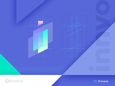 Innvo app branding design gradient icon logo logo design mark solutions tech technology