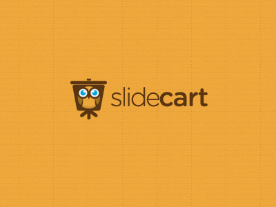 Slide Cart Logo Design v.1 - WIP board design icon logo logo design owl presentation slide