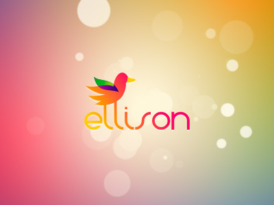 Ellison Logo bird brand design dove draward duck fun gradient icon id identity logo logo design summer sun sunglasses wings