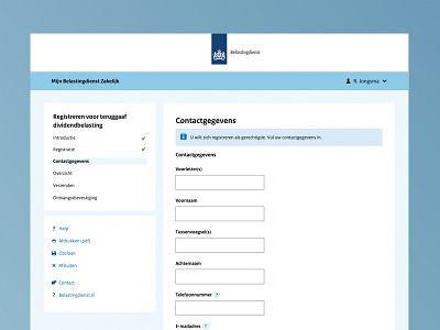 Belastingdienst forms