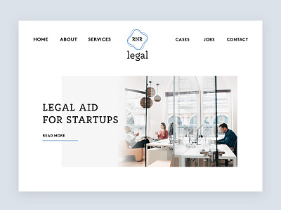 RNR LEGAL branding law legal ui