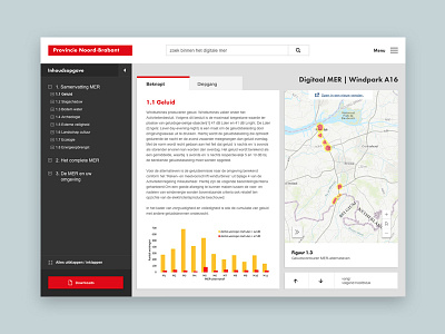 Provincie Brabant #2 data design digital ui ux visualisation