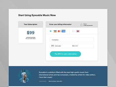 Syncable 2.0 #3 branding design digital ecommerce music ui ux video