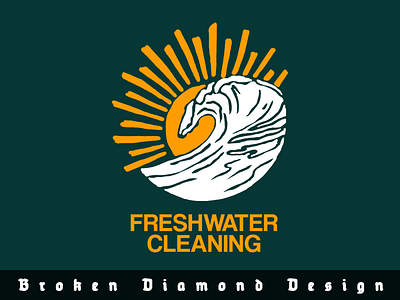 Freshwater Cleaning Branding Logo