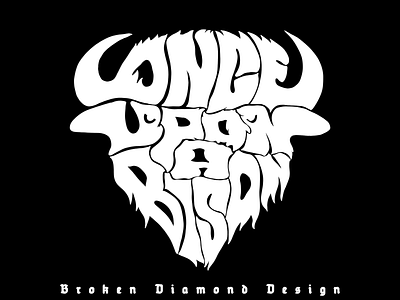 Once Upon A Bison Band Logo alt rock logo band logo branding design graphic design logo rock logo typography