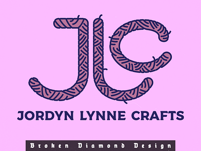 Jordyn Lynne Crafts Brand Logo brand logo branding design graphic design logo typography vector