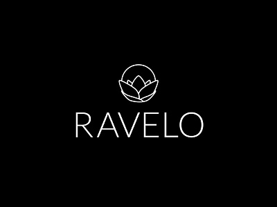 Ravelo Logotype flower logotype lotus lotus flower