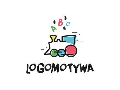 Logomotywa locomotive logo logopedia speech therapy