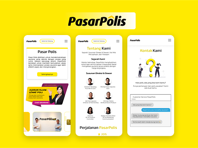 PasarPolis - Insurance Technology casestudy design mobile ui ux website