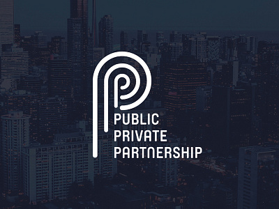 Public Private Partnership illustration logo