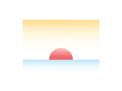 Morning Sun Rise adobeillustrator color design graphic illustration myanmar vector