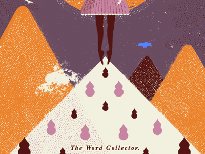 Word Collector ballet illustration mountains texture