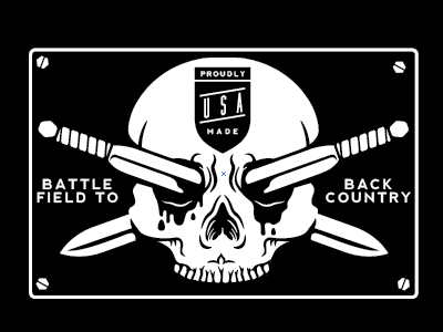 Patch re-work america patch skull swords usa