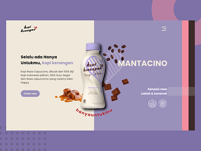 Kopi Kenangan Website Design