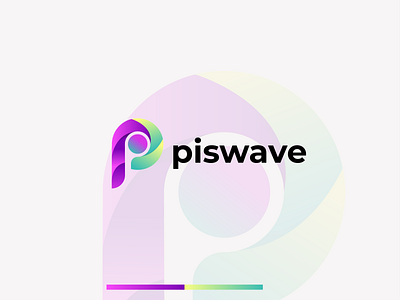 piswave p modern letter logo design abcdefgh abstractlogo brand brandidentity branding creativelogo identity piswave pletterlogo plogo pmodernletter rebrand symbollogo