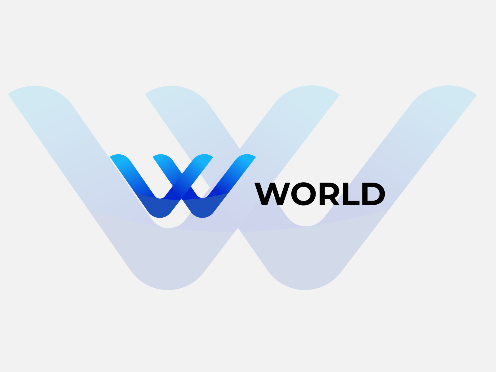 WORLD, W letter logo design by Nayan Ghosh on Dribbble