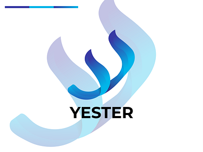 yester y modern letter logo design