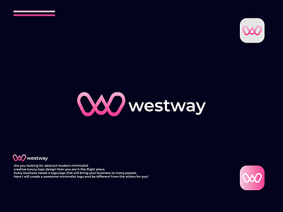 westway, w - letter logo design