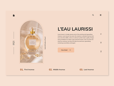 Landing Page - Perfume