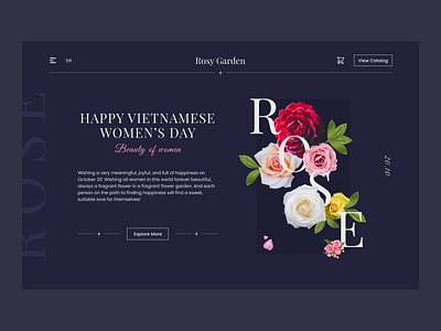 Vietnamese Women's Day - Landing Page