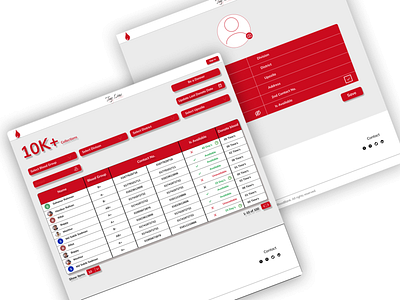 BloodBank Website UX White theme