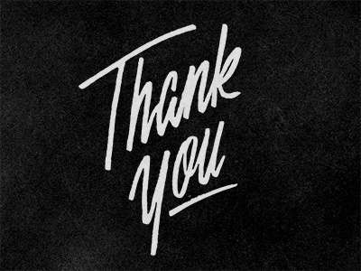 Thank You card hand drawn illustration lettering sketch texture thank you type typography