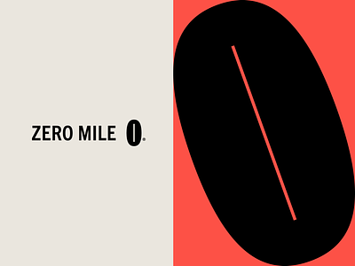 Zero Mile Process atl atlanta bean branding coffee georgia identity lockup logo logotype mark mile symbol wordmark zero zero mile