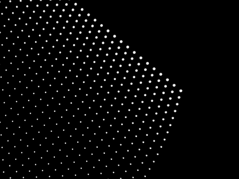 Dot Pattern Exploration animation dots exploration identity pulse scale wave
