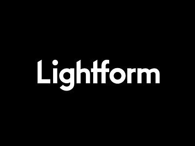Logotype Exploration custom identity lightform logotype startup unused wordmark