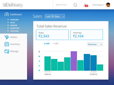 Vendor Dashboard