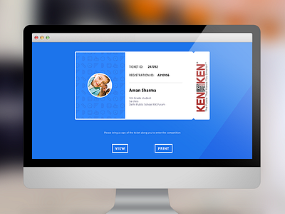 Download hall ticket! competition dashboard download education information kids microsite school ticket ui ux website