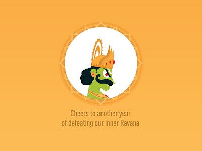 Happy Dussehra | शुभ दशहरा art celebration design dussehra festival graphic indian karma mythology traditional
