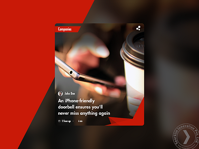 Card style for content platform blog card content discovery heading picture platform product share typography ui ux
